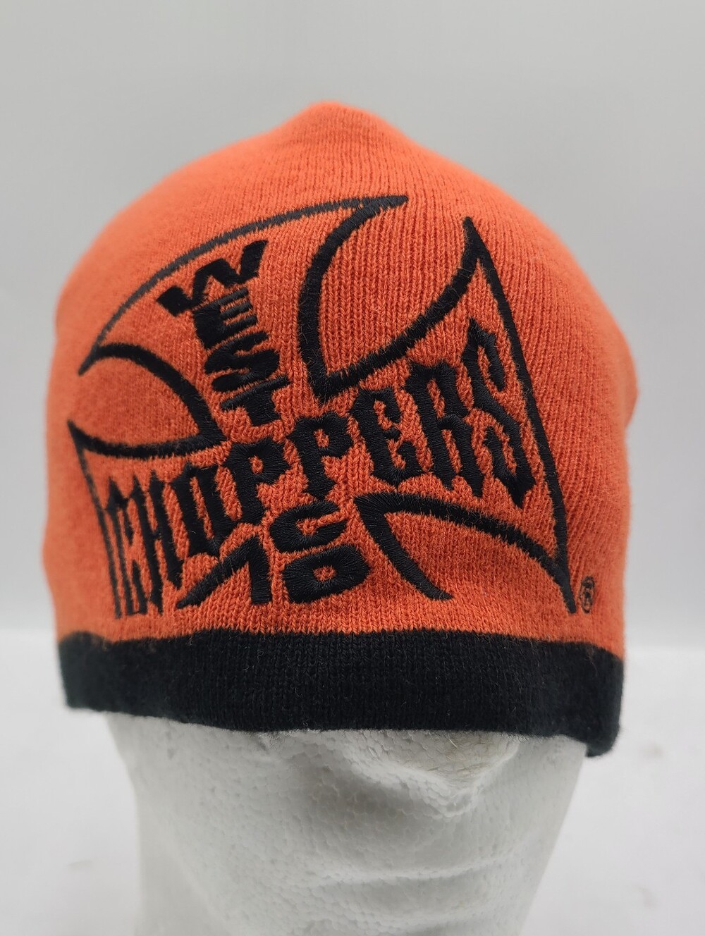 B55 Vintage West Coast Choppers Jesse James Beanie Cross Script Hat Skully